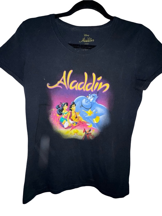 Disney Other - Disney Aladdin Baby Tee Size S black Purple Graphic Fitted Y2K Vintage Style